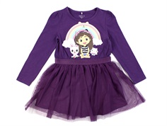 Name It plum purple kjole Gabby's Dollhouse